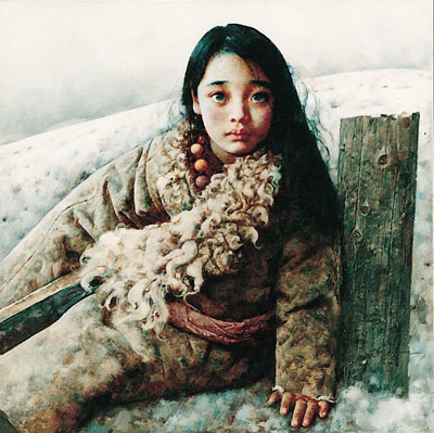 名家 艾轩 绘画 油画 艾轩的作品"沉寂的荒原"